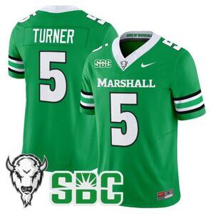 A.J. Turner Kelly Green Stitched Jersey